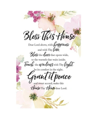 Dexsa Bless This House Woodland Grace Series Wood Plaque With Easel, 6" X 9"