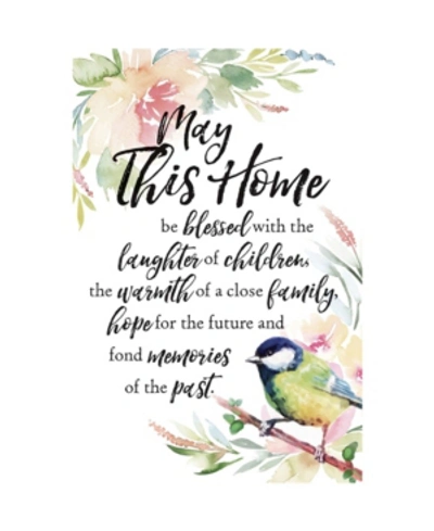 Dexsa May This Home Woodland Grace Series Wood Plaque With Easel, 6" X 9"