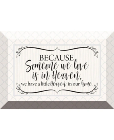 Shop Dexsa Because Someone We Love Glass Plaque With Easel, 6" X 4"