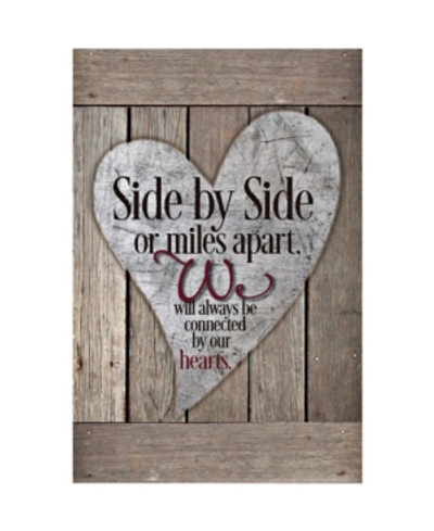 Shop Dexsa Side By Side Or Miles Apart, We Will Always Be Connected By Their Hearts New Horizons Wood Plaque, 6 In No Color