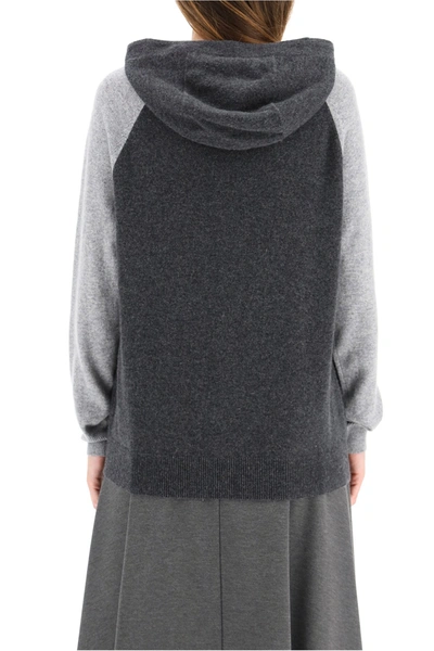 Shop Max Mara In Grigio Scuro Melange