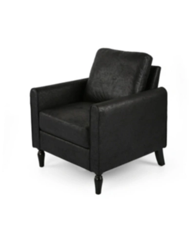 Shop Noble House Blithewood Accent Chair In Black
