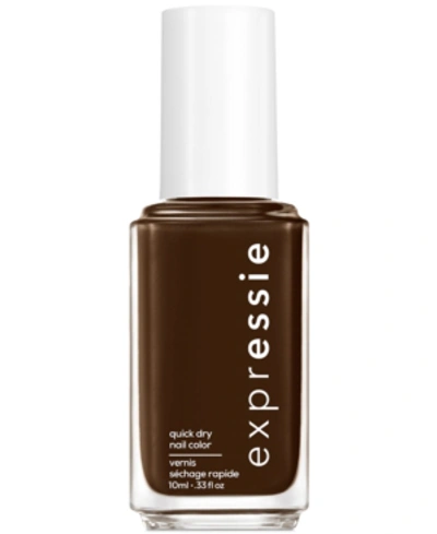 Shop Essie Expr Quick Dry Nail Color In Take The Espresso