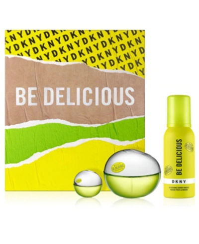 Shop Dkny 3-pc. Be Delicious Holiday Gift Set In N/a