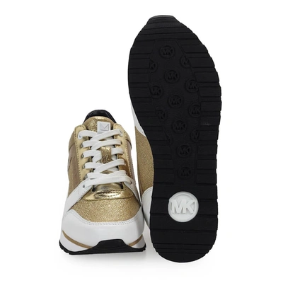 Shop Michael Kors Low-top Sneakers Billie In Gold