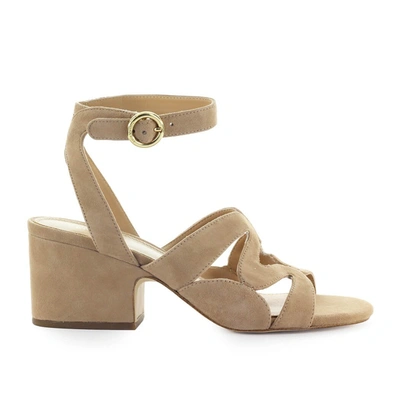 Shop Michael Kors Sandals Annalee In Beige