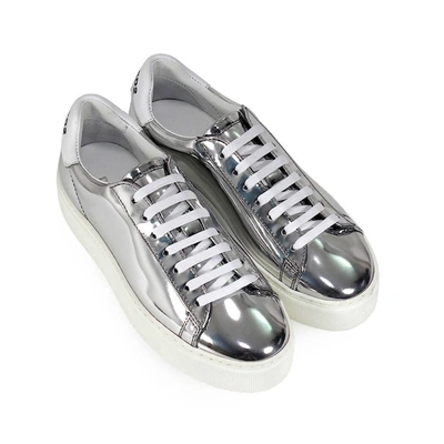 Shop Dsquared2 Low-top Sneakers New Tennis In Silver