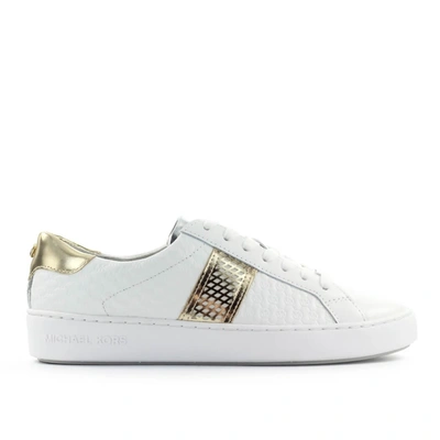 Shop Michael Kors Low-top Sneakers Irving In White