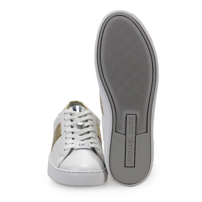 Shop Michael Kors Low-top Sneakers Irving In White