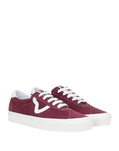 Vans Vault Man Sneakers Plum Size 9 Leather In Purple