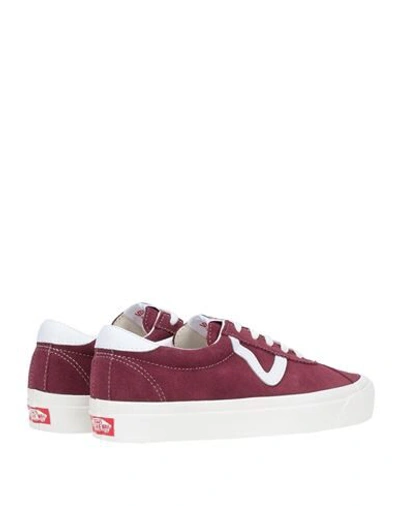Vans Vault Man Sneakers Plum Size 9 Leather In Purple