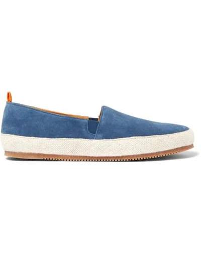 Shop Mulo Loafers In Blue
