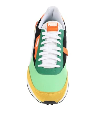 Shop Puma Man Sneakers Light Green Size 5 Textile Fibers, Soft Leather
