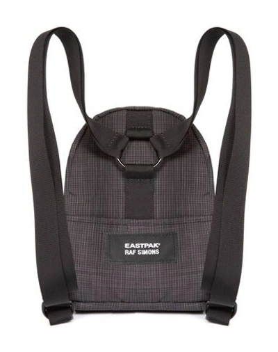 Eastpak X Raf Simons Pak'r® Xs Small Check Backpack In Steel Grey