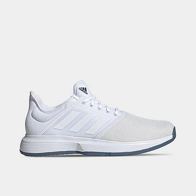 Shop Adidas Originals Adidas Men's Gamecourt Tennis Shoes In White