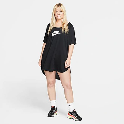 Shop Nike Women's Sportswear Essential Tunic (plus Size) In Black