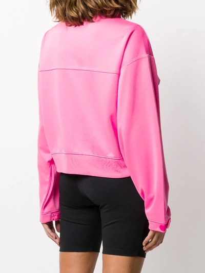 Shop Nike Swoosh Zip-up Jacket In Pink