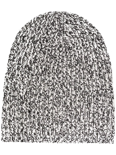 Shop Joseph Knitted Cashmere Beanie In Grey