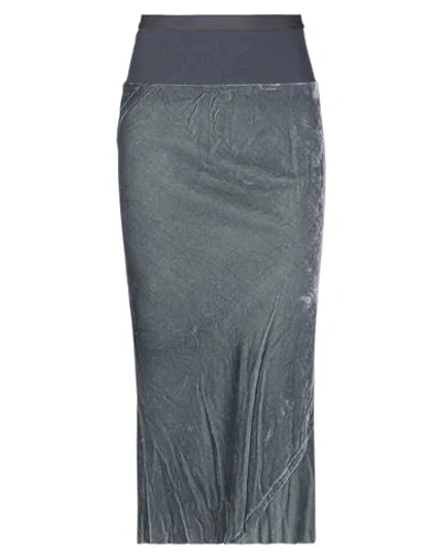 Shop Rick Owens 3/4 Length Skirts In Lead