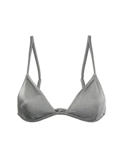 Shop Eberjey Bikini Tops In Grey