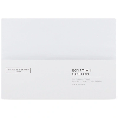 Shop The White Company White Egyptian Cotton Superking Pillowcase 50cm X 90cm