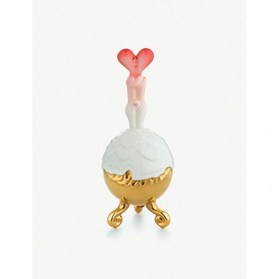 Shop Alessi Welcome Amore Porcelain Ornament 14cm X 7cm In Nocolor