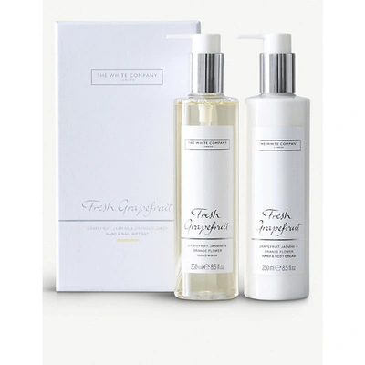 Shop The White Company Fresh Grapefruit Hand And Nail Set In No Colour