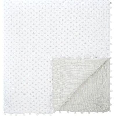 Shop The White Company Brittany Double Cotton Voile Quilt