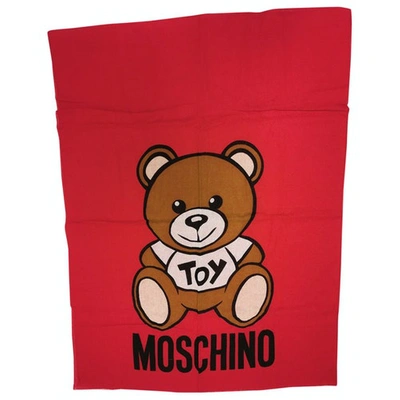 Pre-owned Moschino Red Wool Scarf