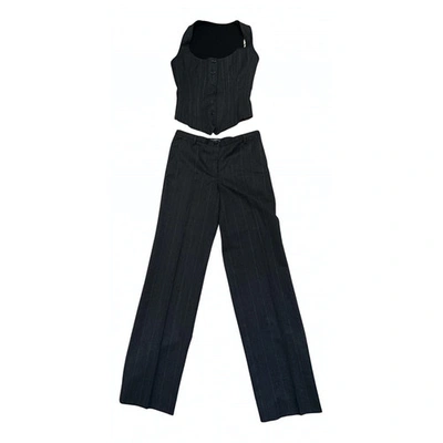 Pre-owned Dolce & Gabbana Black Wool Jumpsuit