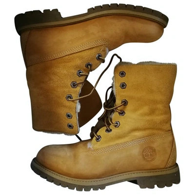 Pre-owned Timberland Leather Boots