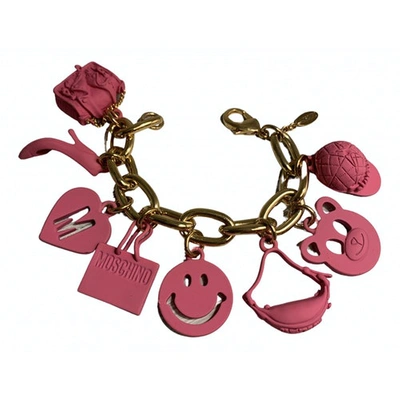 Pre-owned Moschino Gold Chain Bracelet