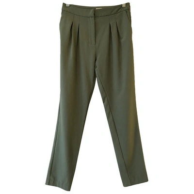 Pre-owned Hoss Intropia Green Trousers