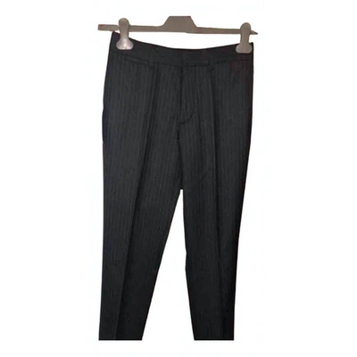 Pre-owned Cartier Grey Wool Trousers