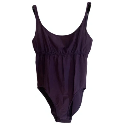 Pre-owned Eres Purple Cotton - Elasthane Swimwear
