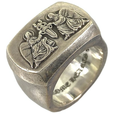 Pre-owned Chrome Hearts Silver Silver Ring