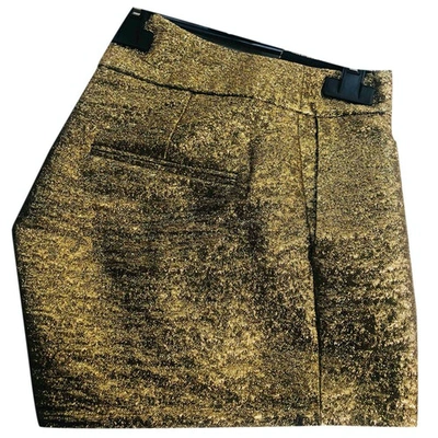 Pre-owned Lanvin Gold Shorts
