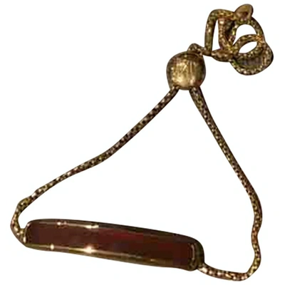 Pre-owned Monica Vinader Gold Bracelet