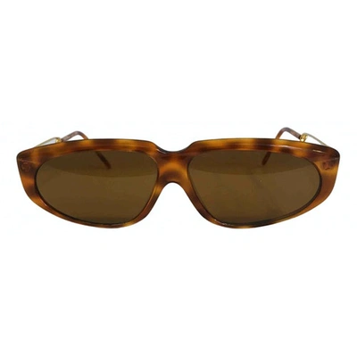 Pre-owned Moschino Brown Sunglasses