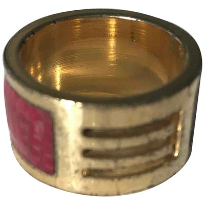 Pre-owned Etro Gold Silver Ring