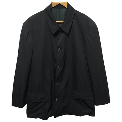 Pre-owned Y's Linen Jacket In Black