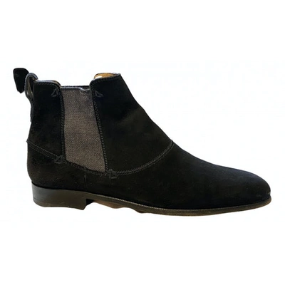 Pre-owned Berluti Black Suede Boots