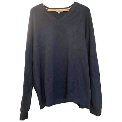 Pre-owned Burberry Navy Cashmere Knitwear & Sweatshirts