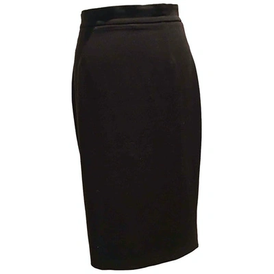 Pre-owned Givenchy Brown Wool Skirt