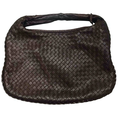 Pre-owned Bottega Veneta Veneta Brown Leather Handbag