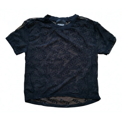 Pre-owned Pyrex Black Polyester Top