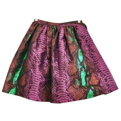 Pre-owned House Of Holland Mid-length Skirt In Multicolour