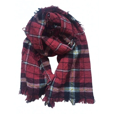 Pre-owned Isabel Marant Wool Scarf In Red