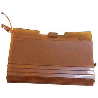 Pre-owned Fendi Brown Clutch Bag