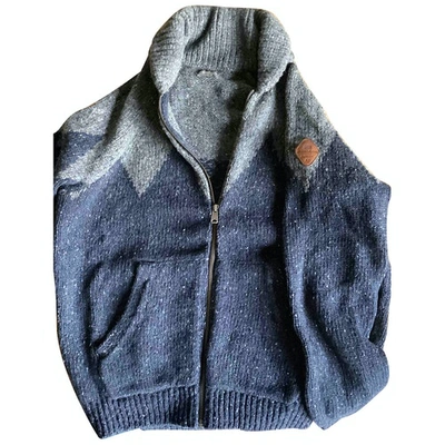 Pre-owned Napapijri Blue Wool Knitwear & Sweatshirts